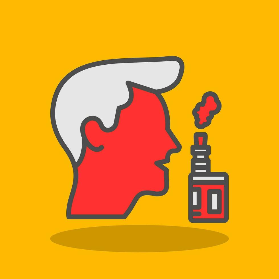 Vaper Vector Icon Design