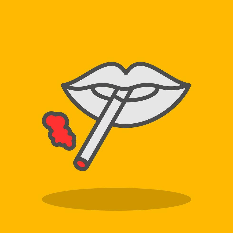 Lips Vector Icon Design