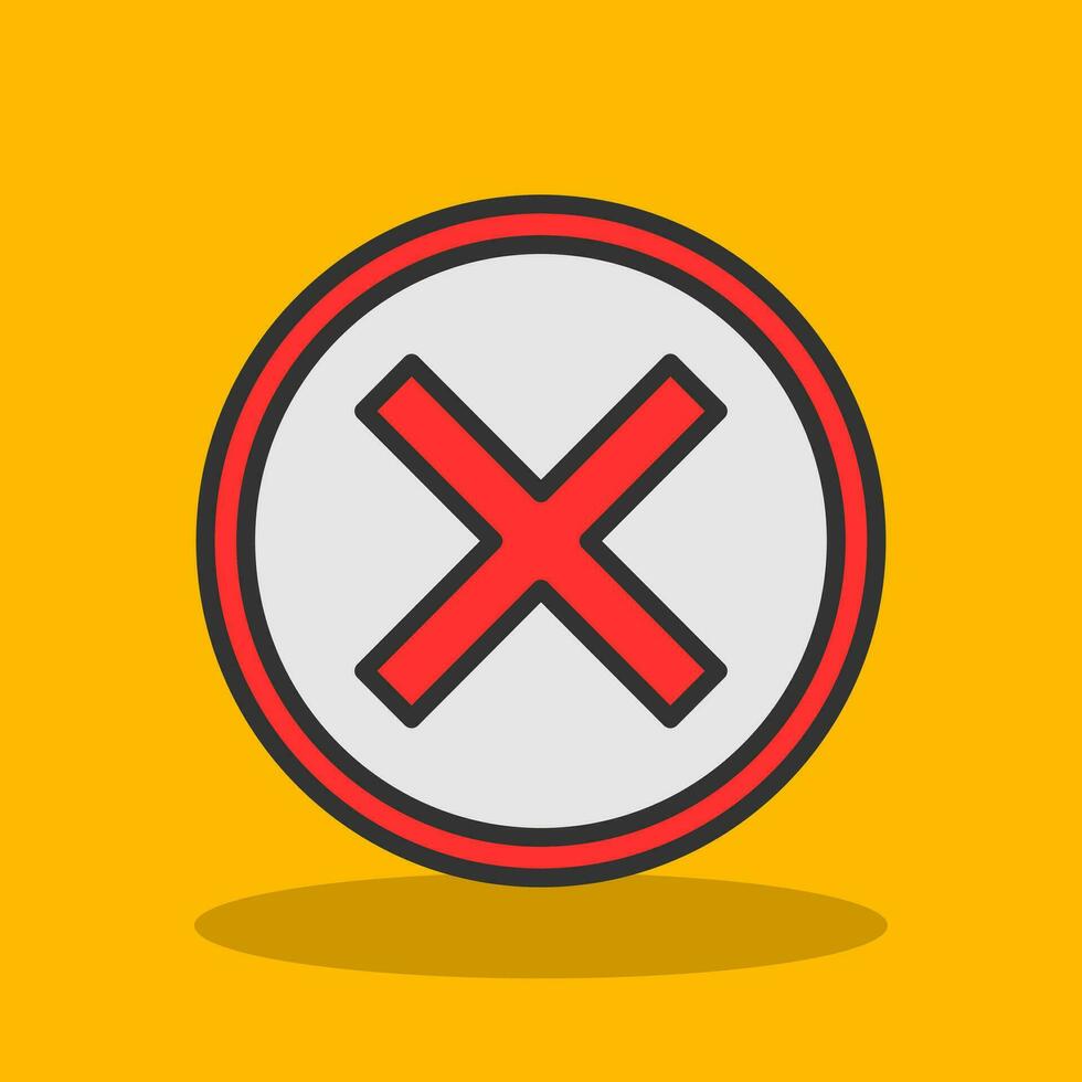 Cross Vector Icon Design