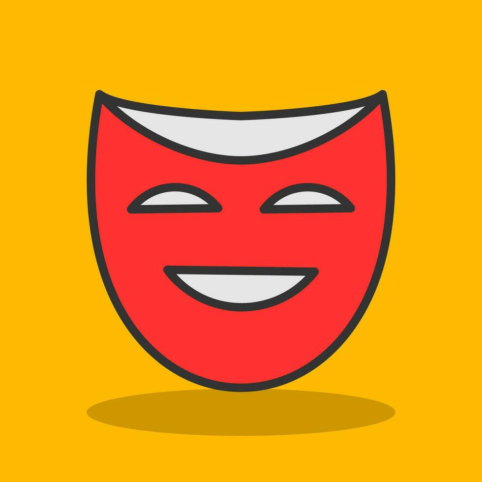 diseño de icono de vector de máscaras de teatro