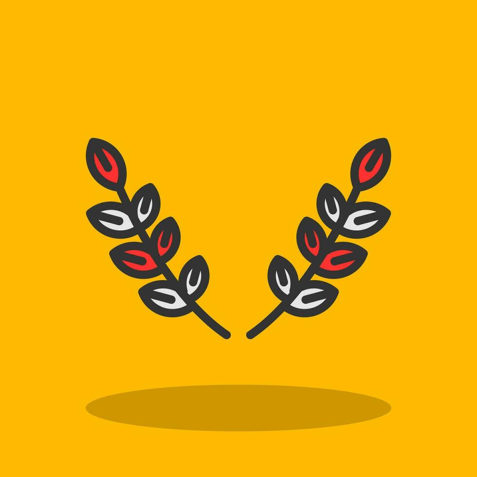 Laurel Vector Icon Design