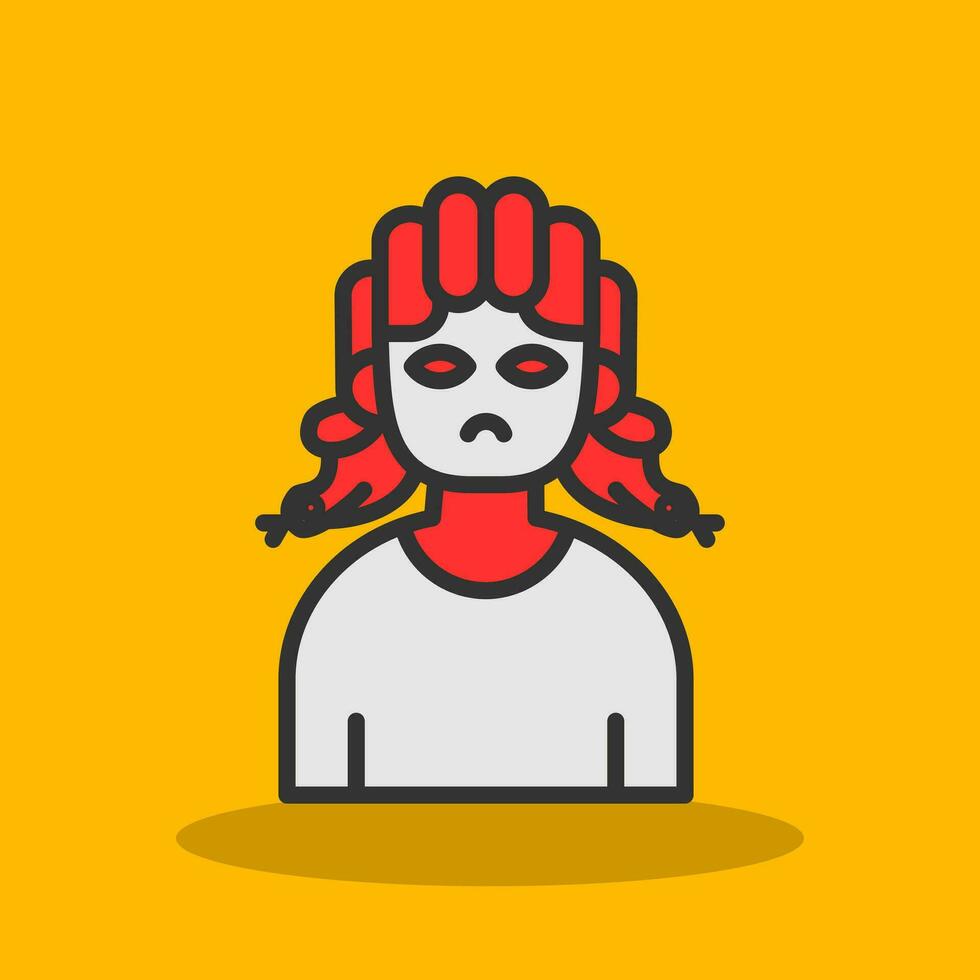 Medusa Vector Icon Design