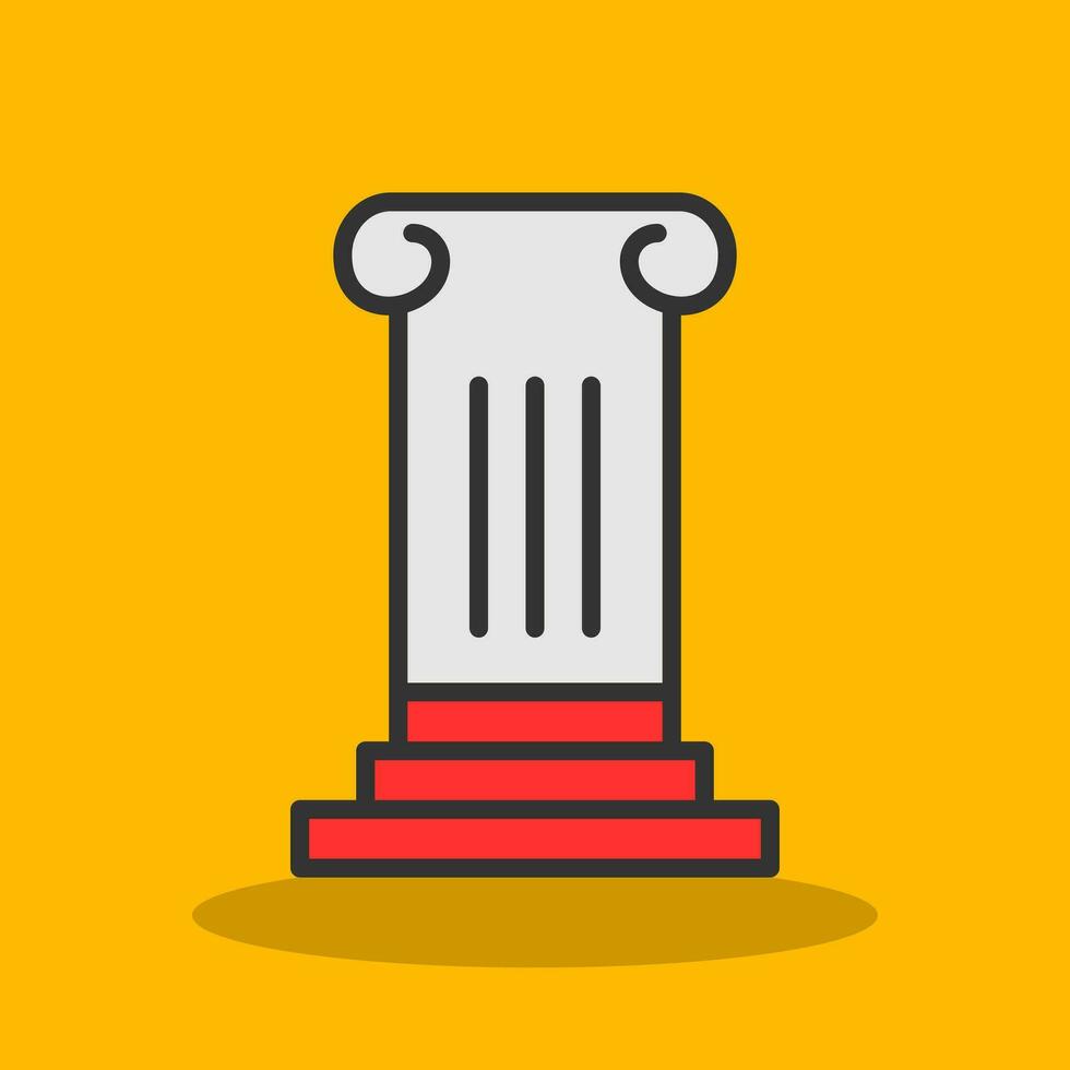 Column Vector Icon Design