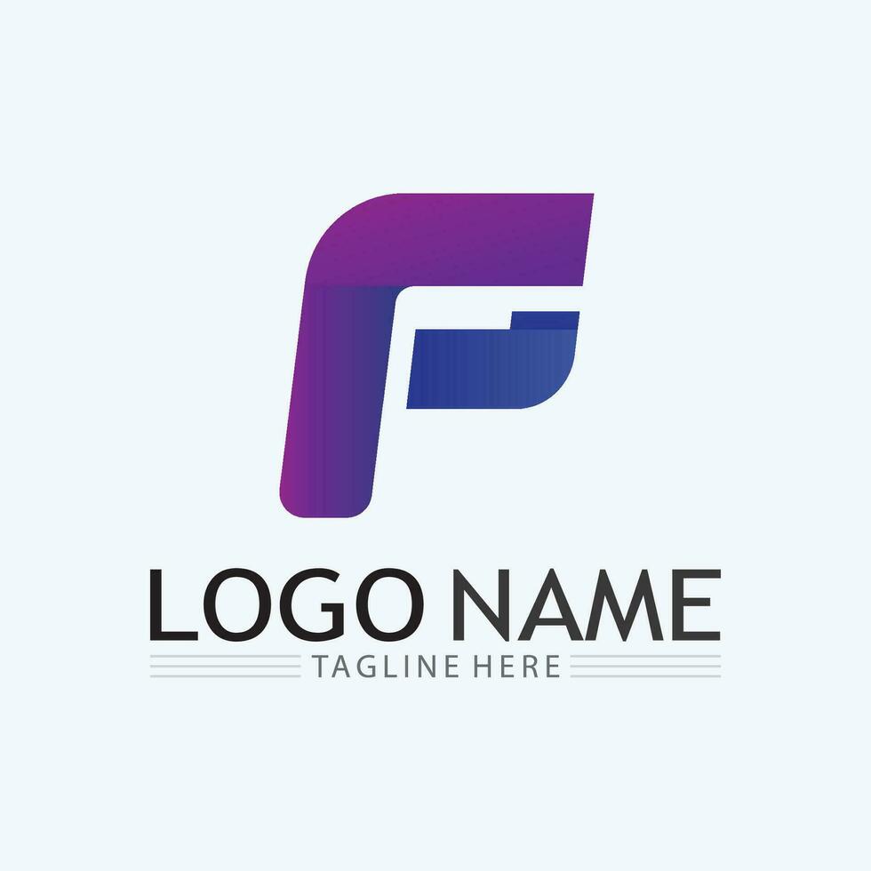 Letter P Logo vector illustration design