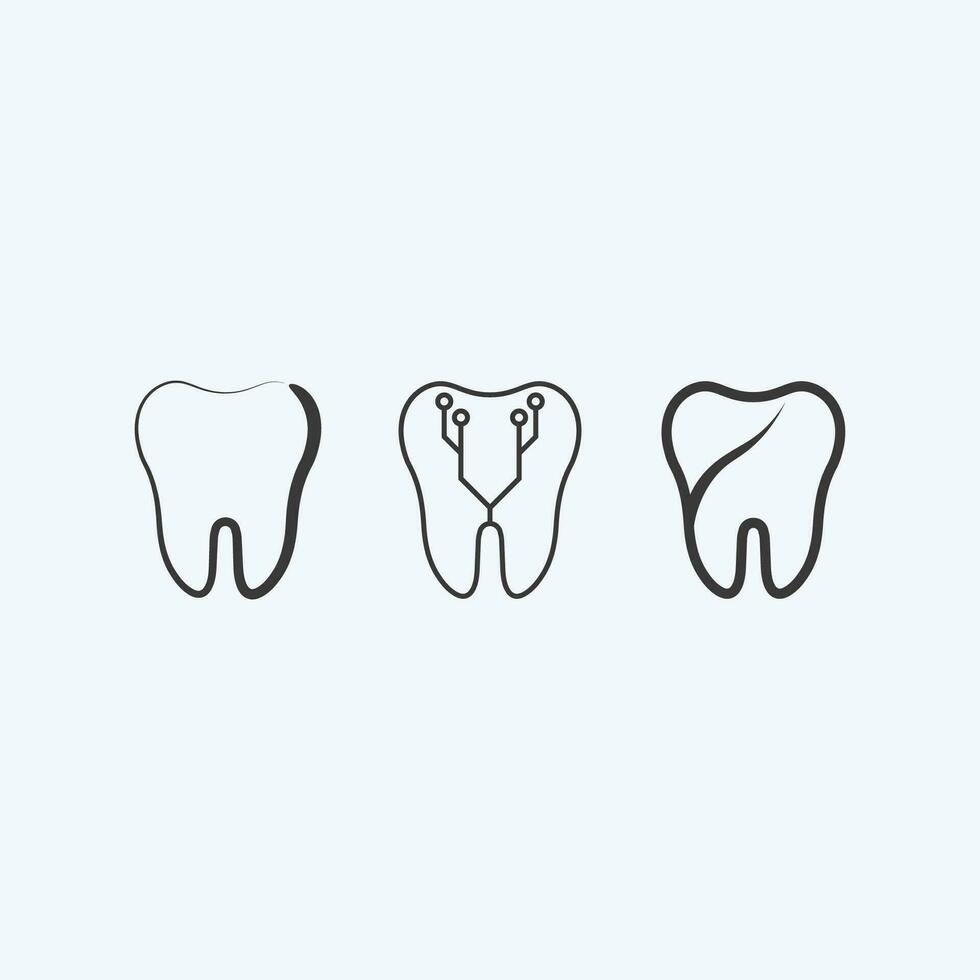 Dental Logo Design vector template.Creative Dentist Logo. Dental Clinic Vector Logo.