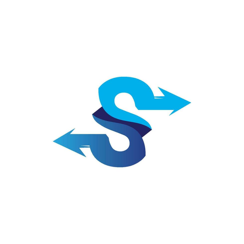 S logo and S letter design vector business logo