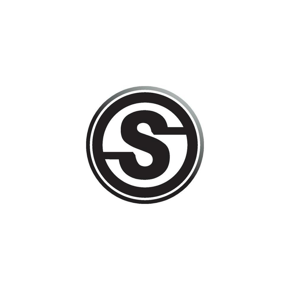 s logo y s letra diseño vector negocio logo