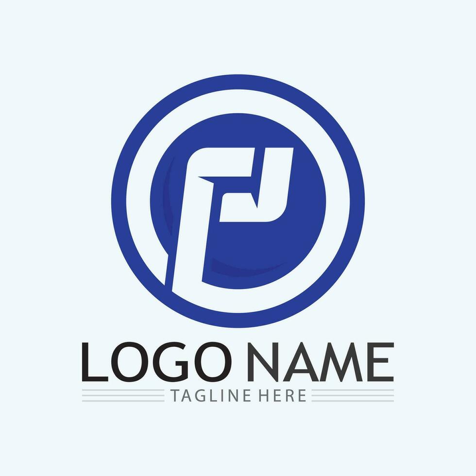 Letter P Logo vector illustration design