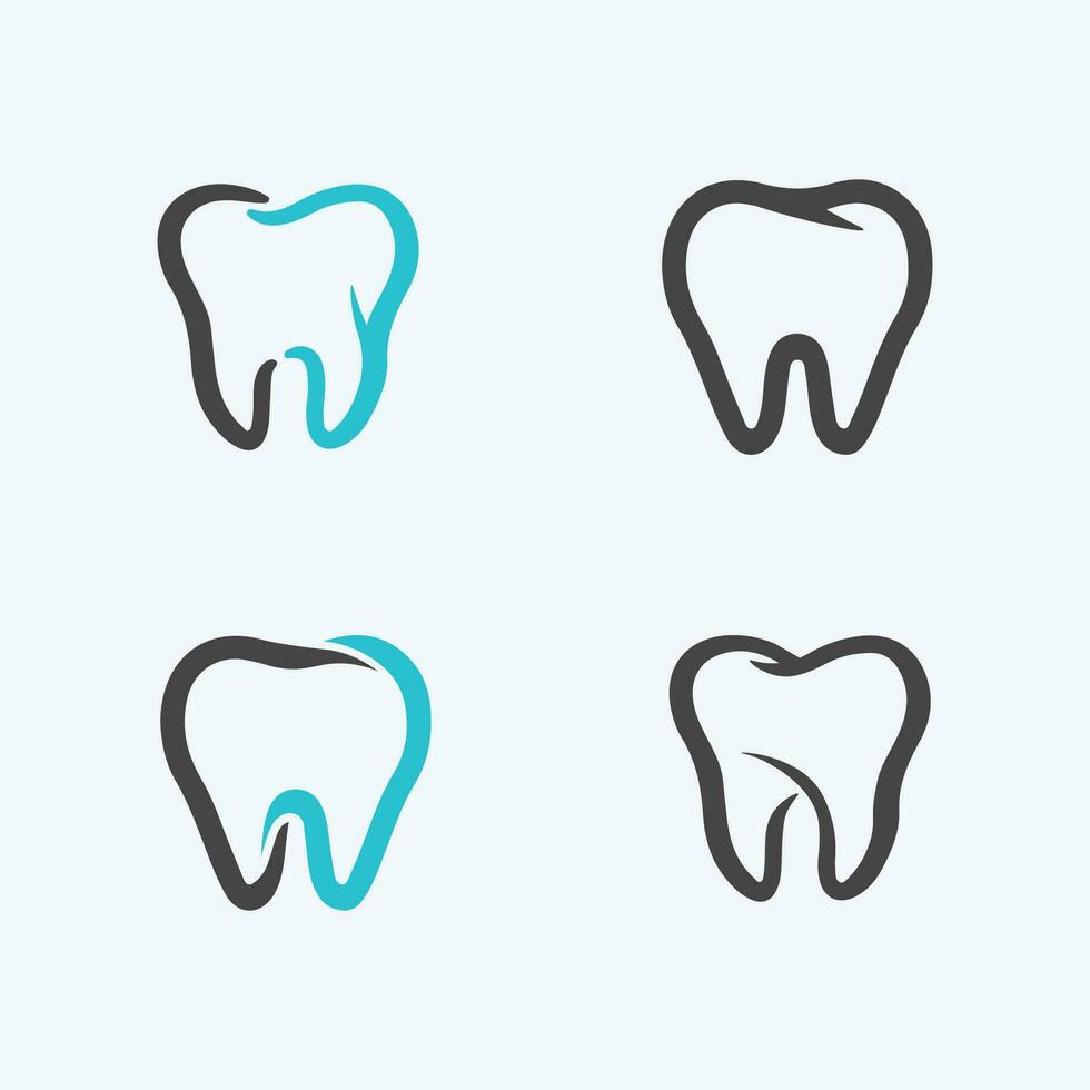 Dental Logo Design vector template.Creative Dentist Logo. Dental Clinic Vector Logo.
