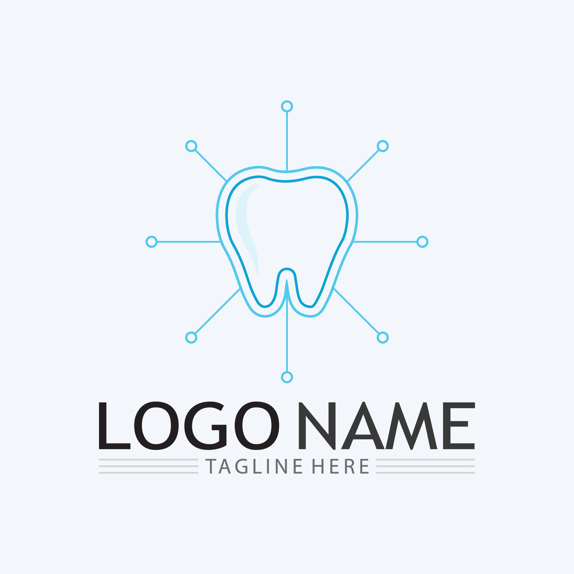 Dental Logo Design vector template.Creative Dentist Logo. Dental Clinic ...