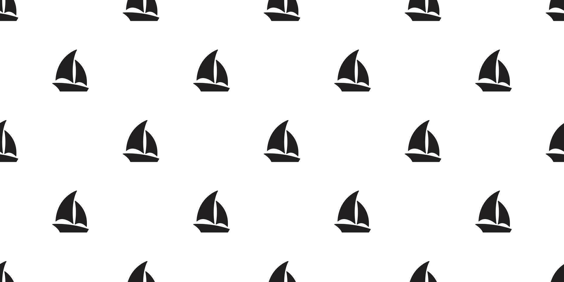 boat seamless pattern vector yacht sailboat anchor helm maritime Nautical tropical scarf isolated tile background repeat wallpaper