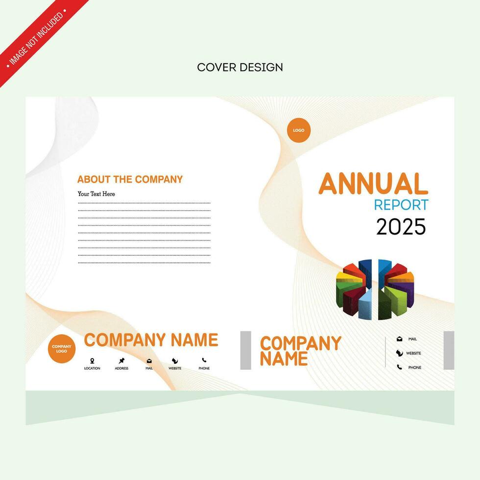 Annual Report, Bacground Covers, Cover Design vector