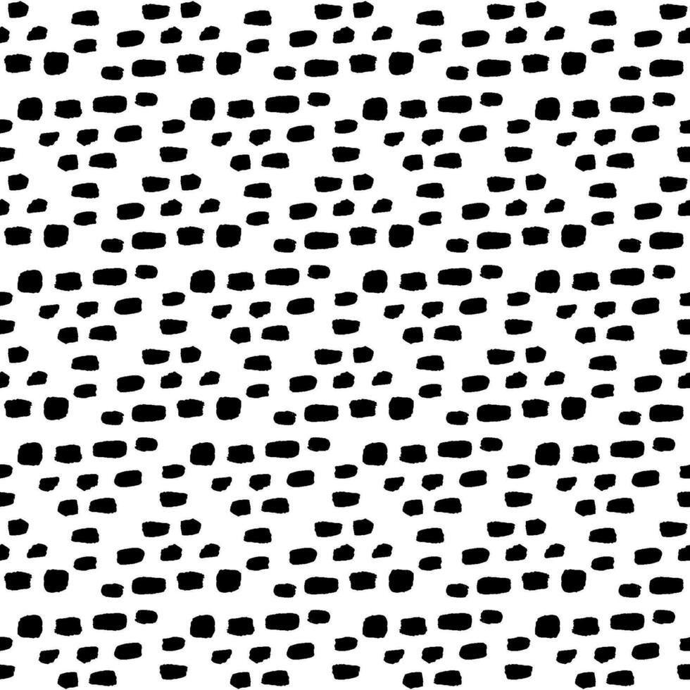 Abstract vector seamless pattern.  Ornament of simple geometric shapes. Illustration in doodle style