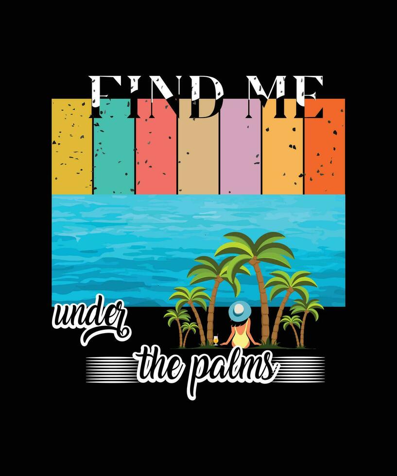Summer T-Shirt Design, Vector EPS Files