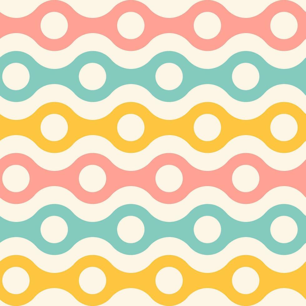 Vector vintage seamless abstract pattern