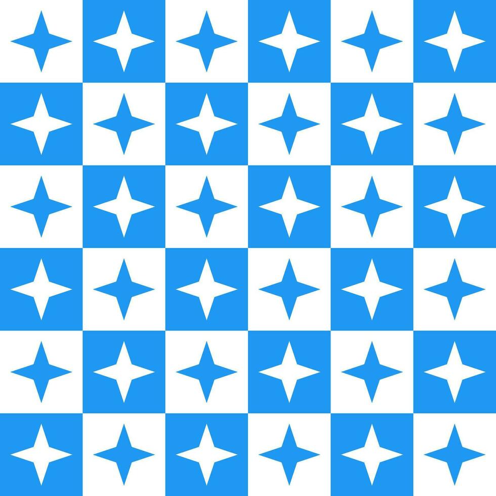 Brown 4 point star. 4 point star pattern. 4 point star pattern background. 4 point star background. Seamless pattern. for backdrop, decoration, Gift wrapping vector