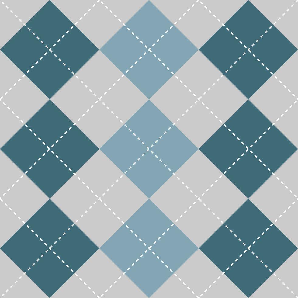 Winter color argyle pattern. Argyle vector pattern. Argyle pattern. Seamless geometric pattern for clothing, wrapping paper, backdrop, background, gift card, sweater.