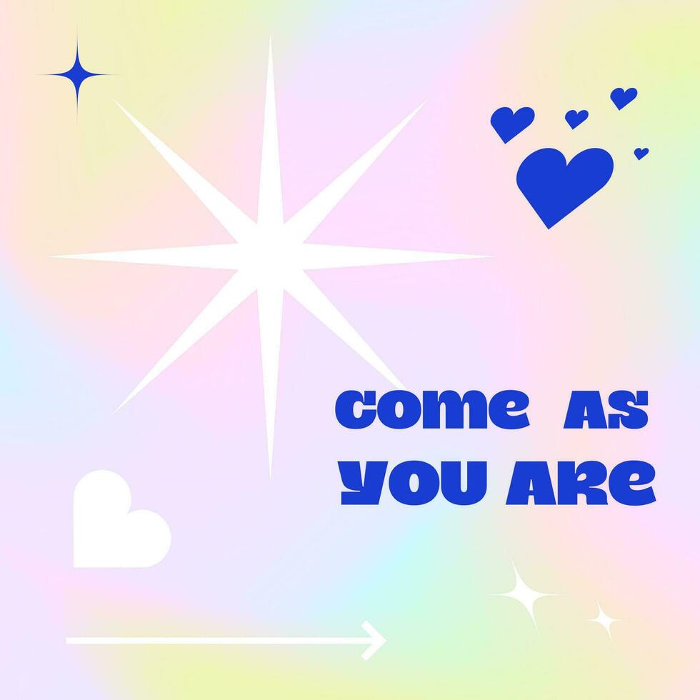 Y2k card templates holography background vector