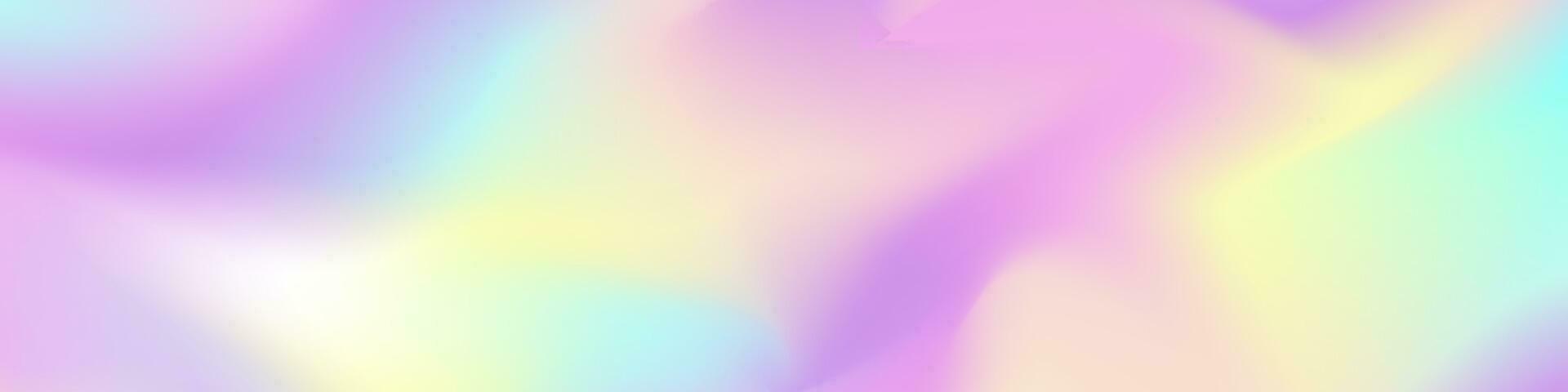 Holography banner multicoloured liquid style vector