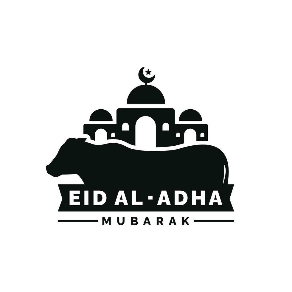 eid Alabama adha ilustración. idul adha ilustración diseño vector