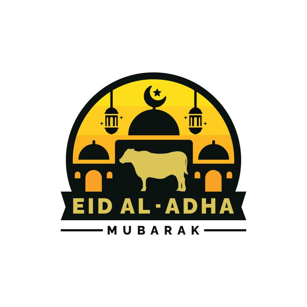 Eid Al Adha illustration. Idul Adha illustration design vector