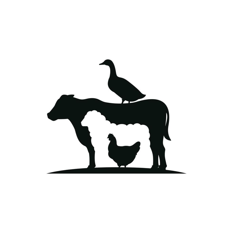 animales icono aislado en blanco antecedentes vector