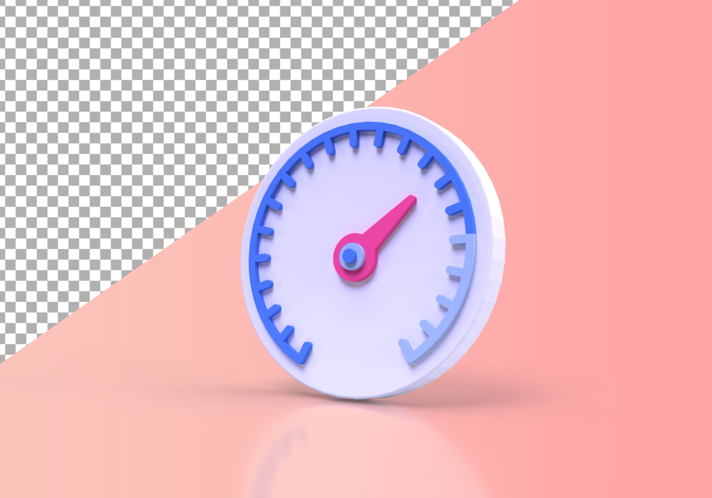 power gauge concept illustration Landing page template for background psd