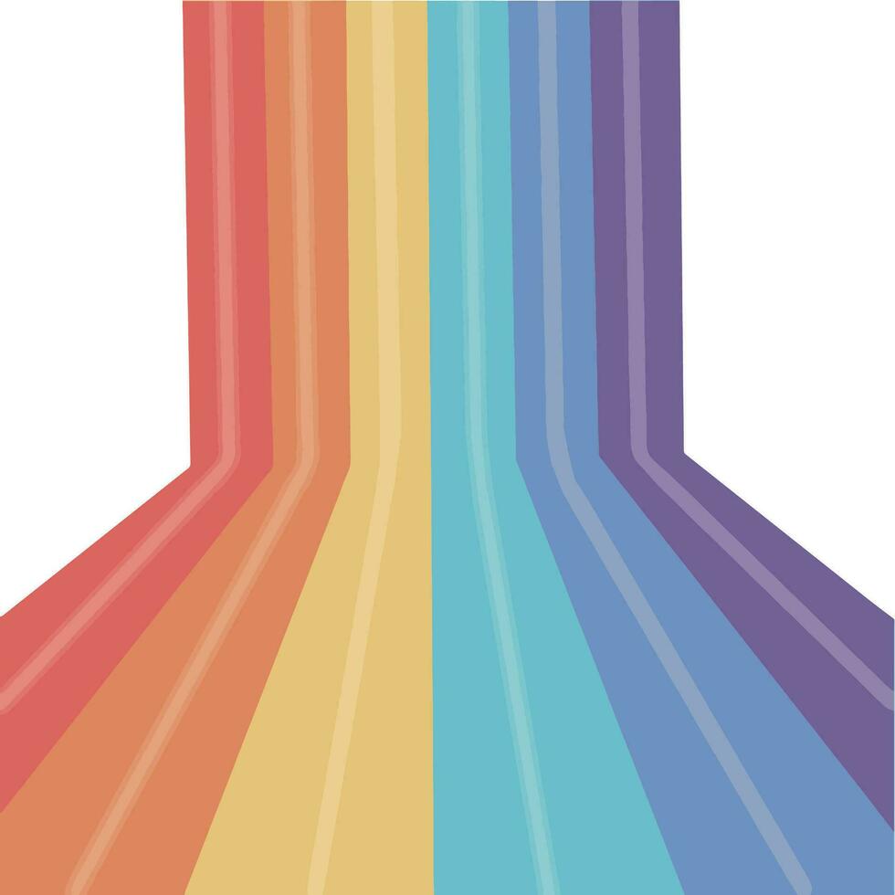 rainbow pride LGBT flag background. Red, orange, yellow, green, blue, purple textured bands. Happy LGBT pride month concept. vector