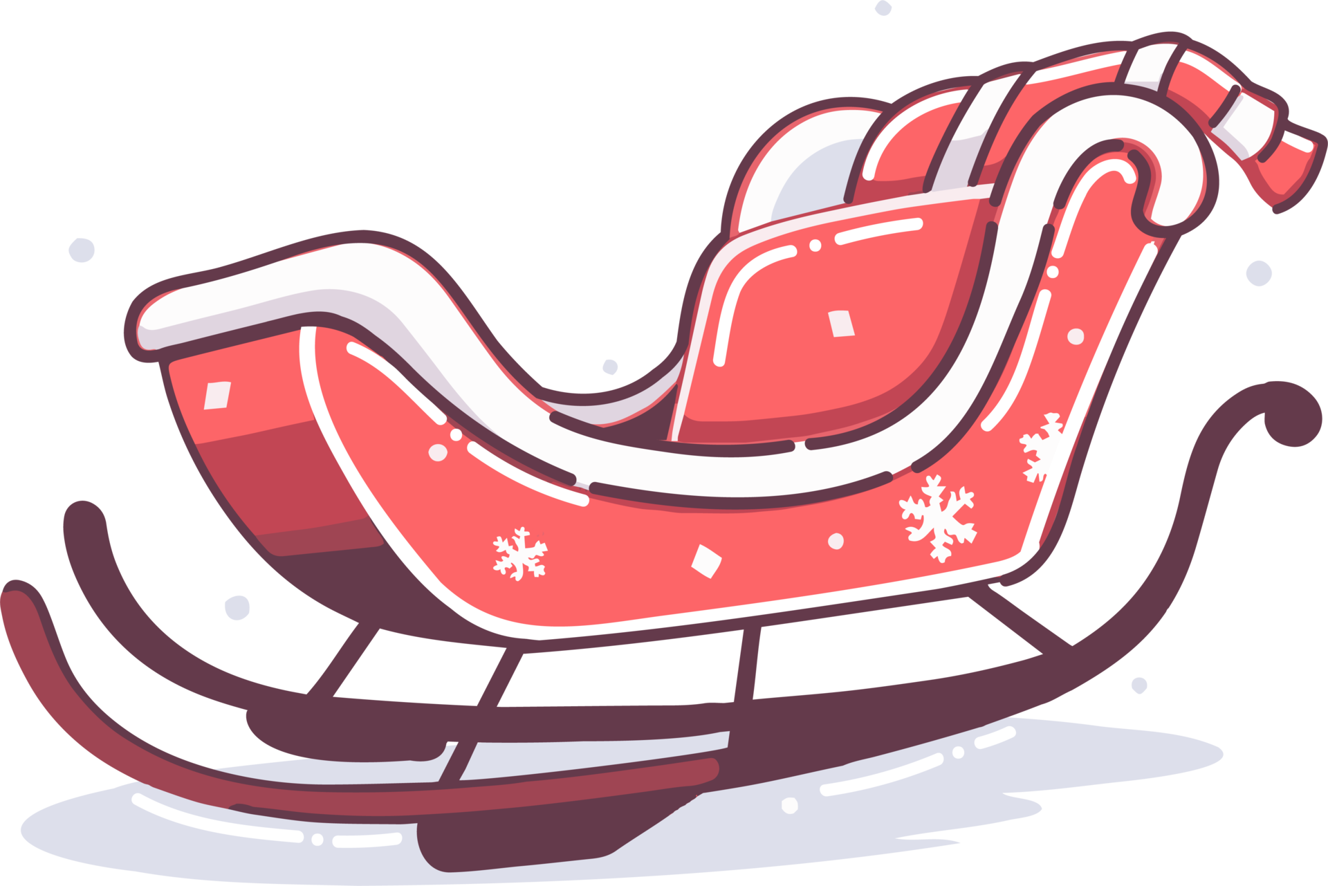 Santa sleigh png