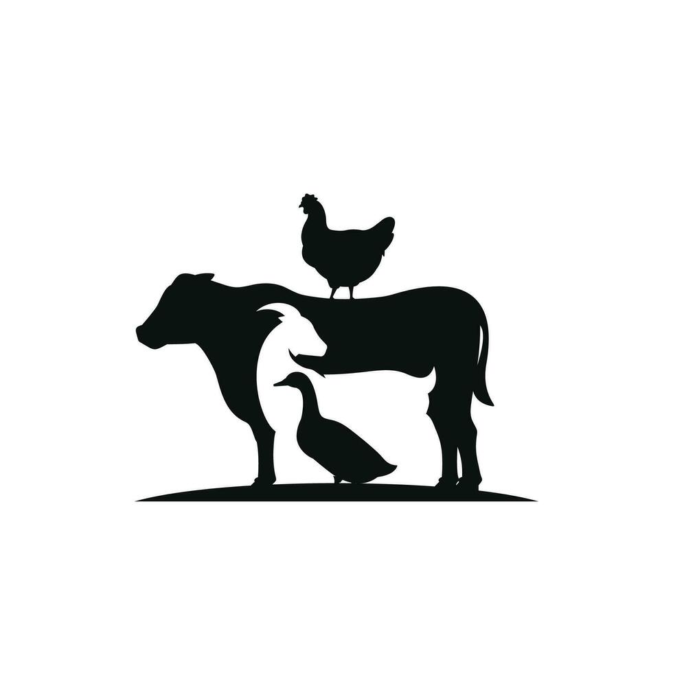 animales icono aislado en blanco antecedentes vector