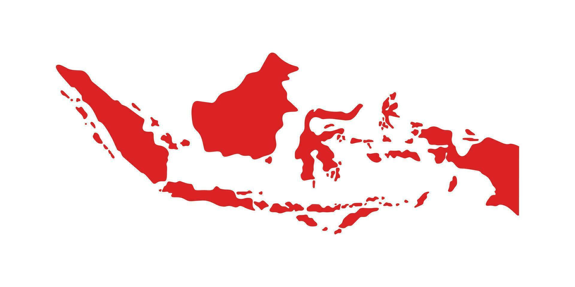 indonesio mapa vector ilustración. indonesio mapa icono