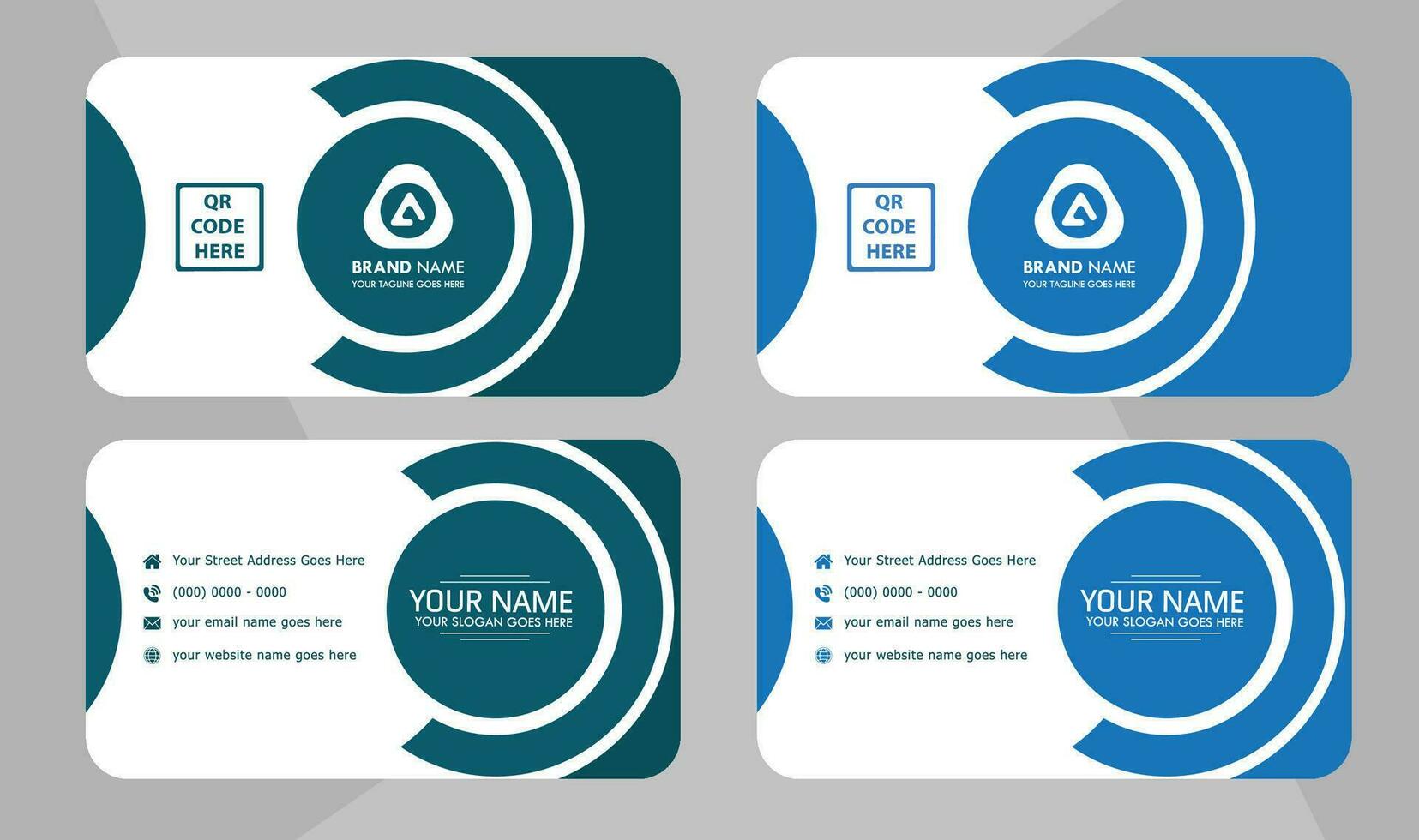Business Card Design Template vector