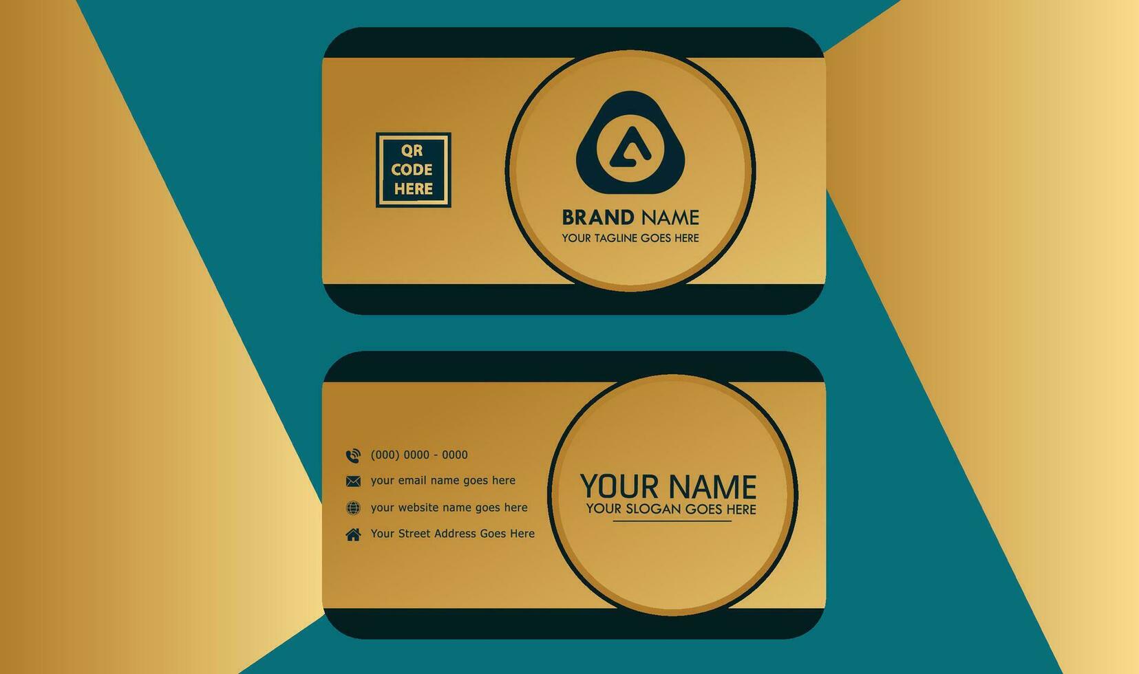 Business Card Design Template vector