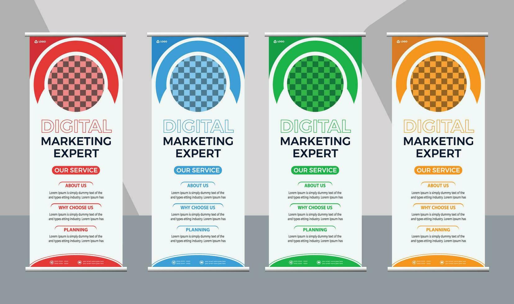 Business Roll Up. Design Banner. Template vector