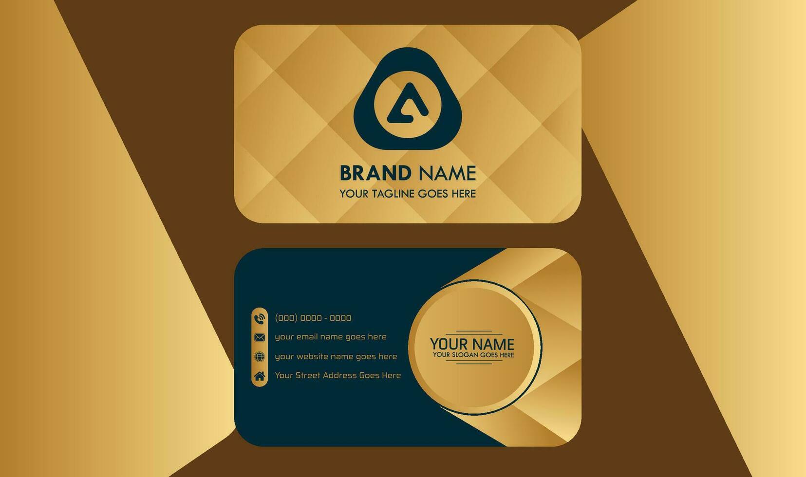 Business Card Design Template vector