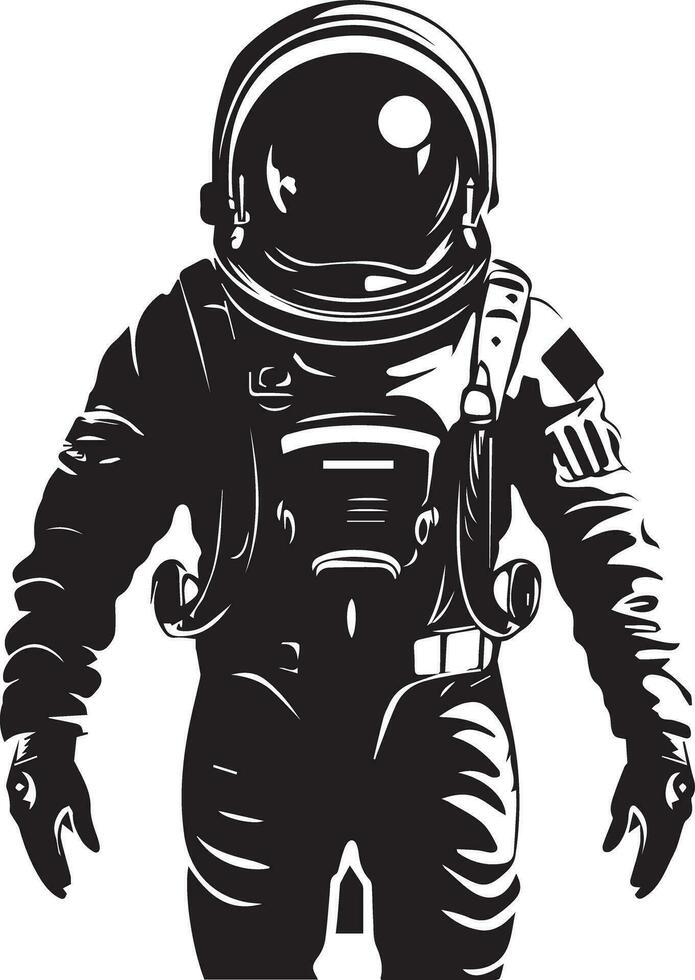 astronauta aislado en blanco antecedentes vector