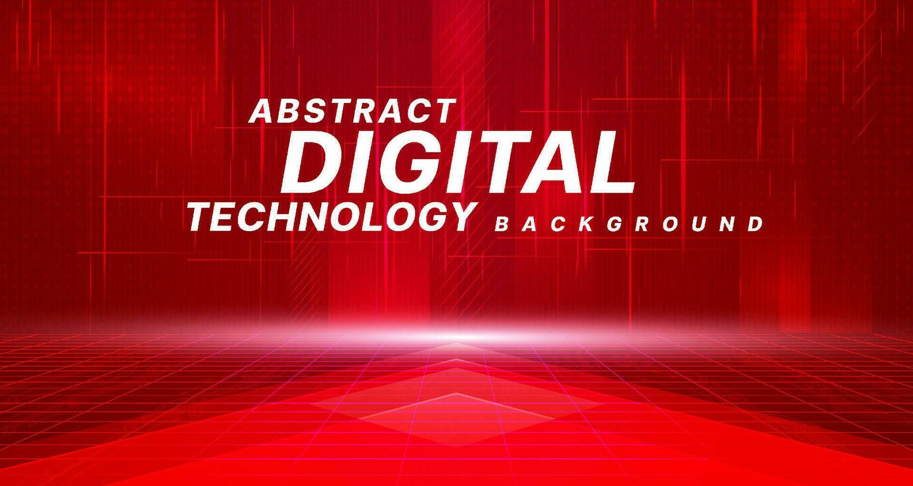 Digital technology futuristic metaverse red background, cyber information, abstract speed connect communication, innovation future meta tech, internet network connection, Ai big data, illustration 3d vector