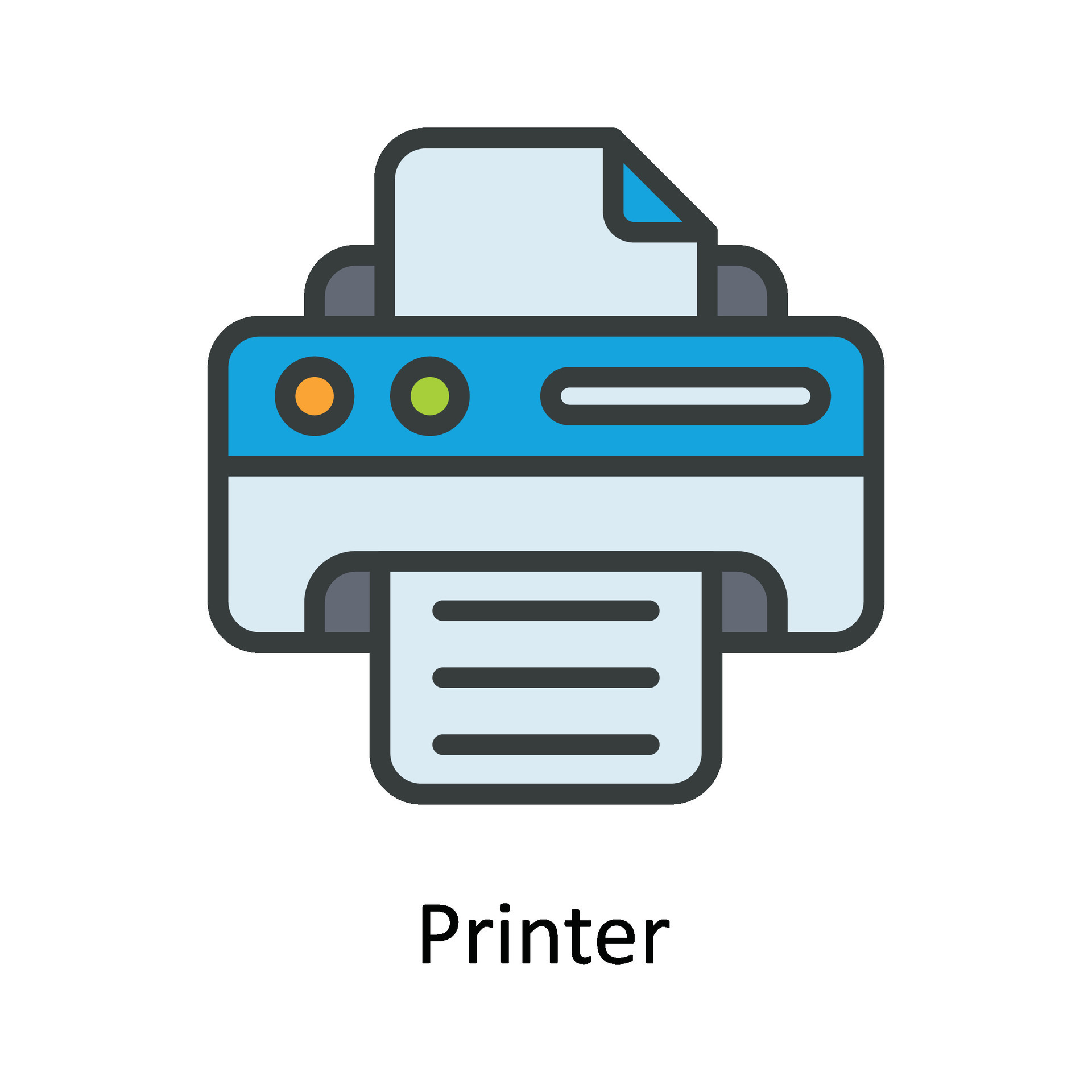 Paper Printer Icon Vector On White Background Paper Printer Trendy Filled  Icons From Technology Collection Paper Printer Vector Illustration Stock  Illustration - Download Image Now - iStock