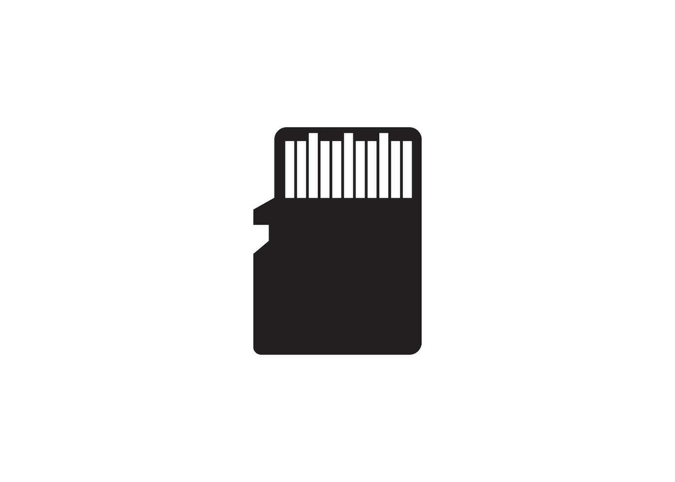 sd card icon vector