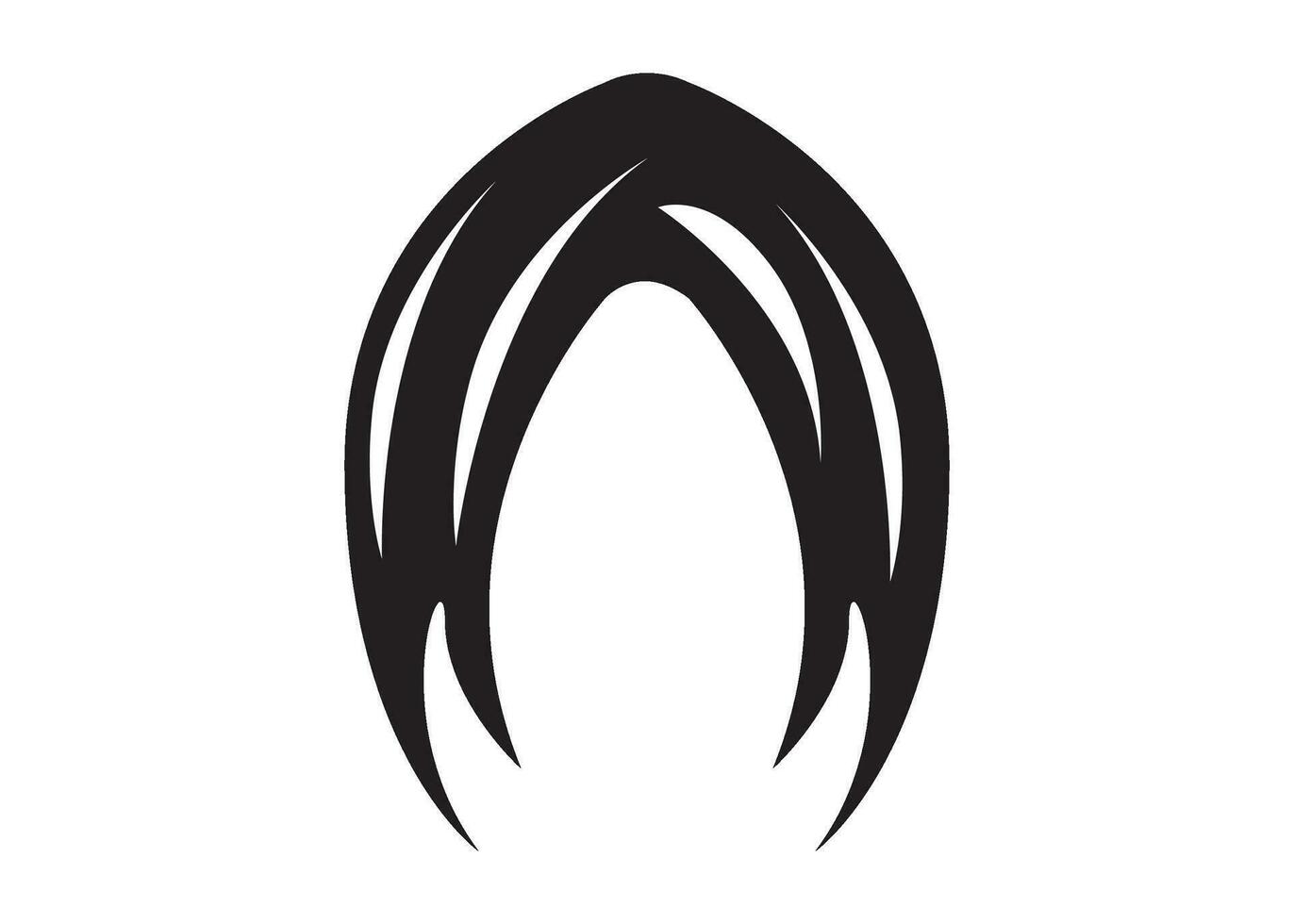 hair icon design vector