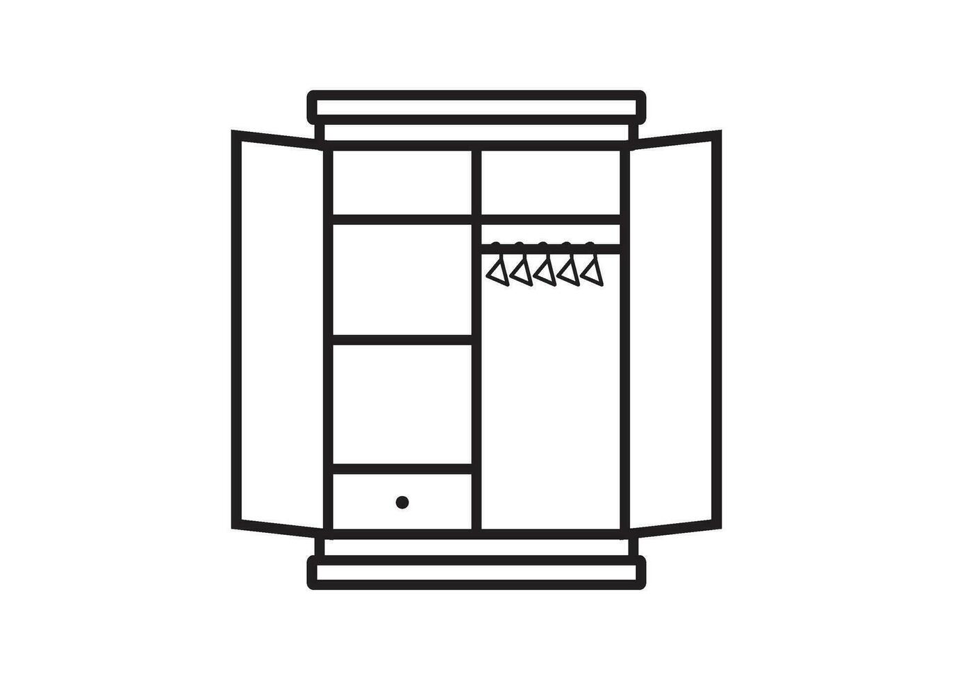 cupboard icon design template vector isolated