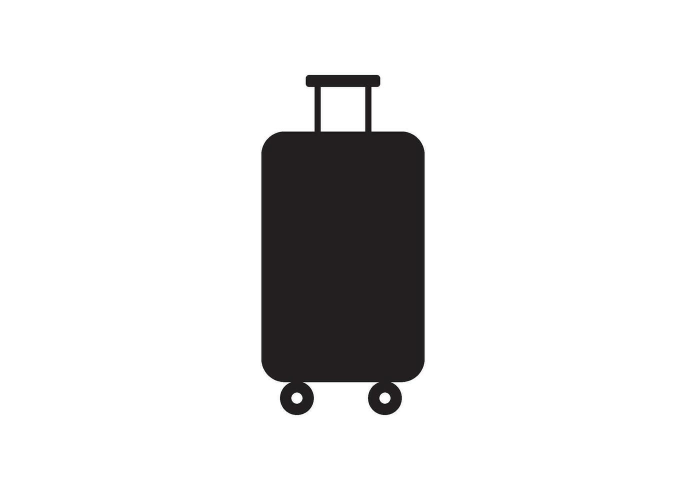suitcase icon design vector