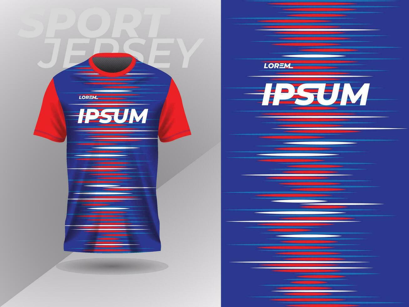 blue red sports jersey football soccer racing gaming motocross cycling running vector