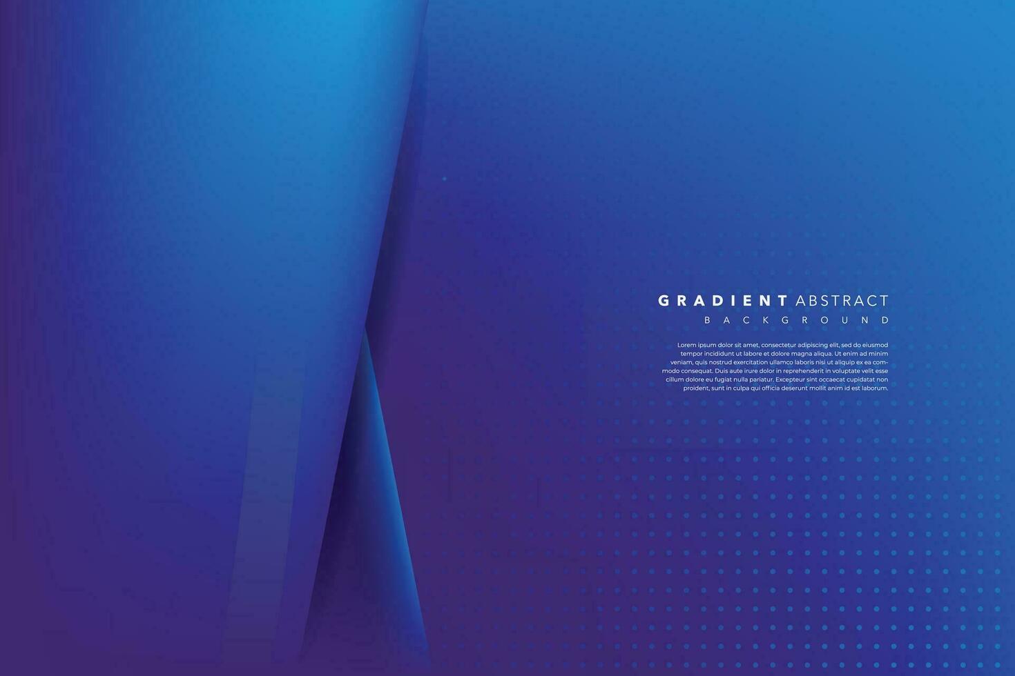 blue gradient abstract background design vector