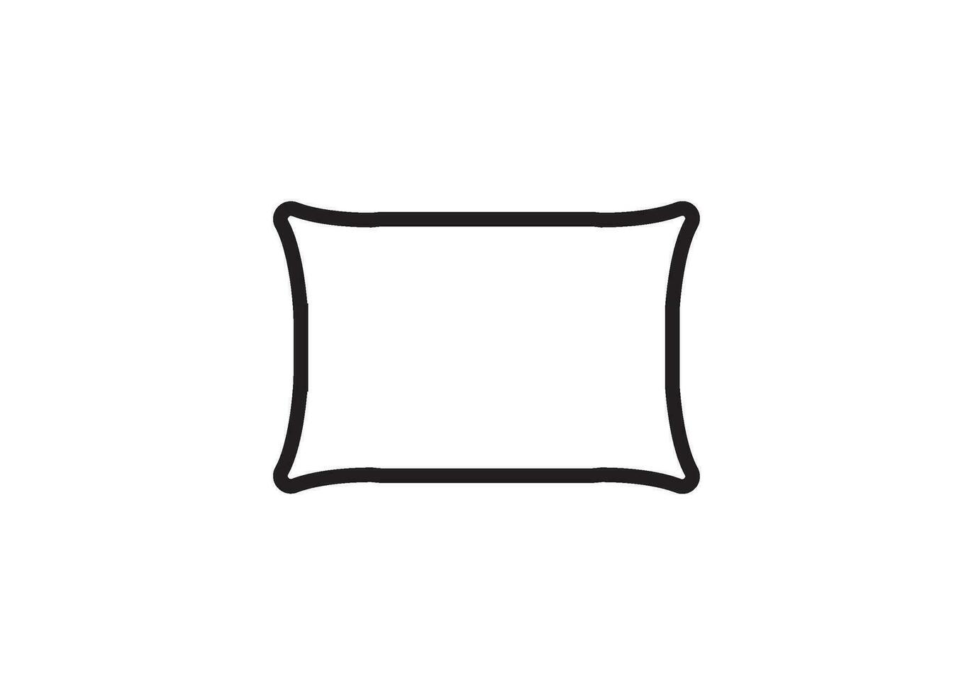 pillow icon design vector