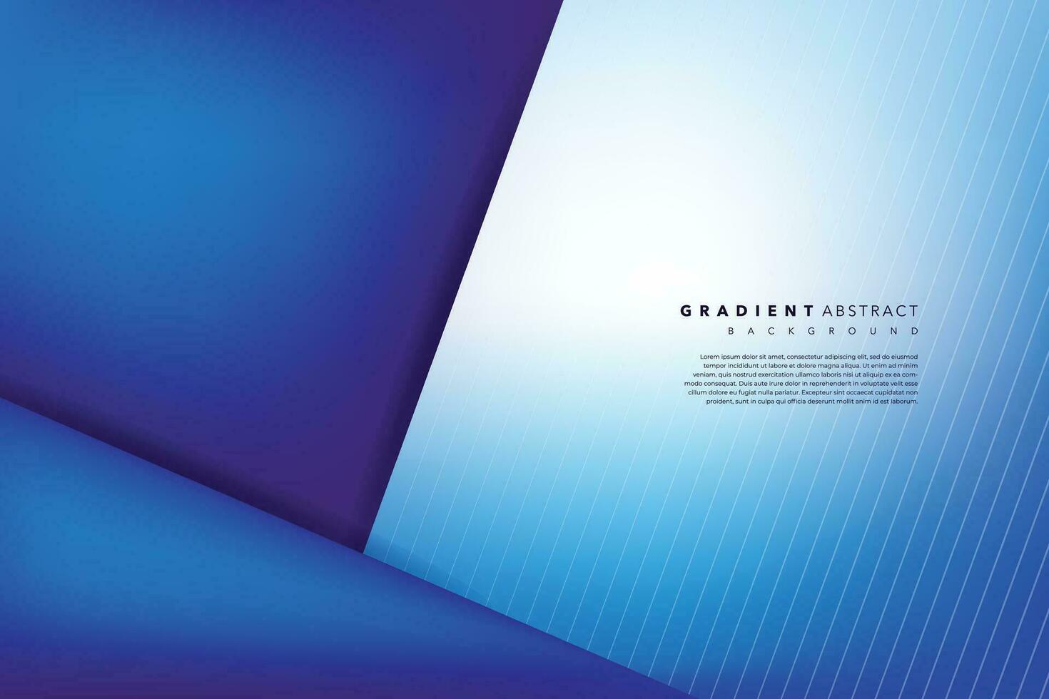 blue gradient abstract background design vector