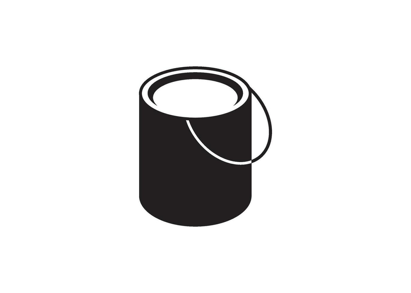 bucket icon design vector