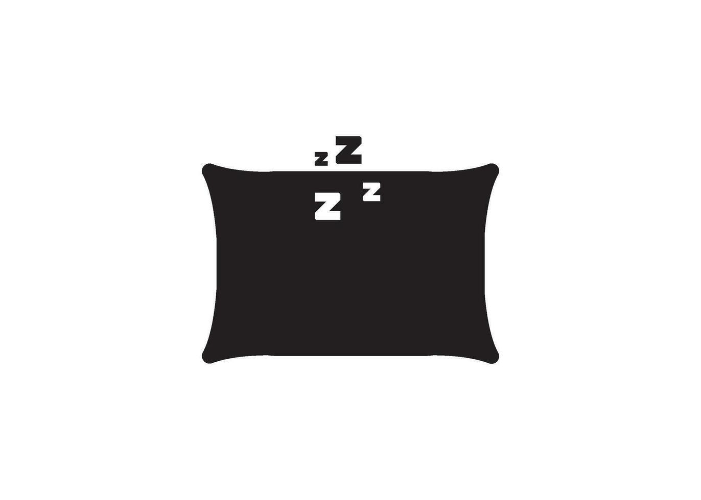 diseño de icono de almohada vector