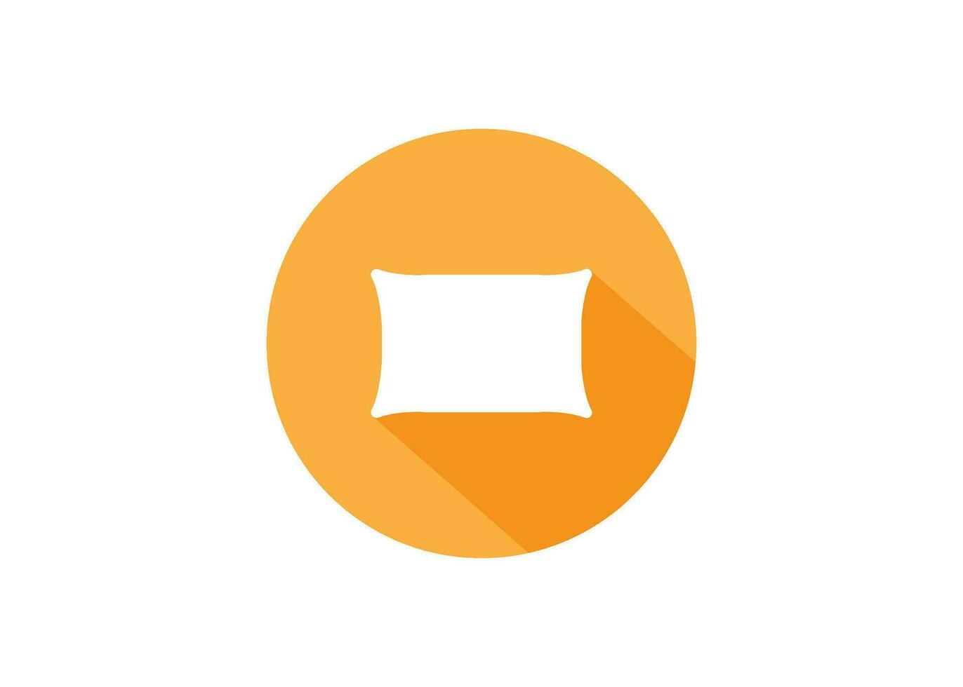 pillow icon design vector