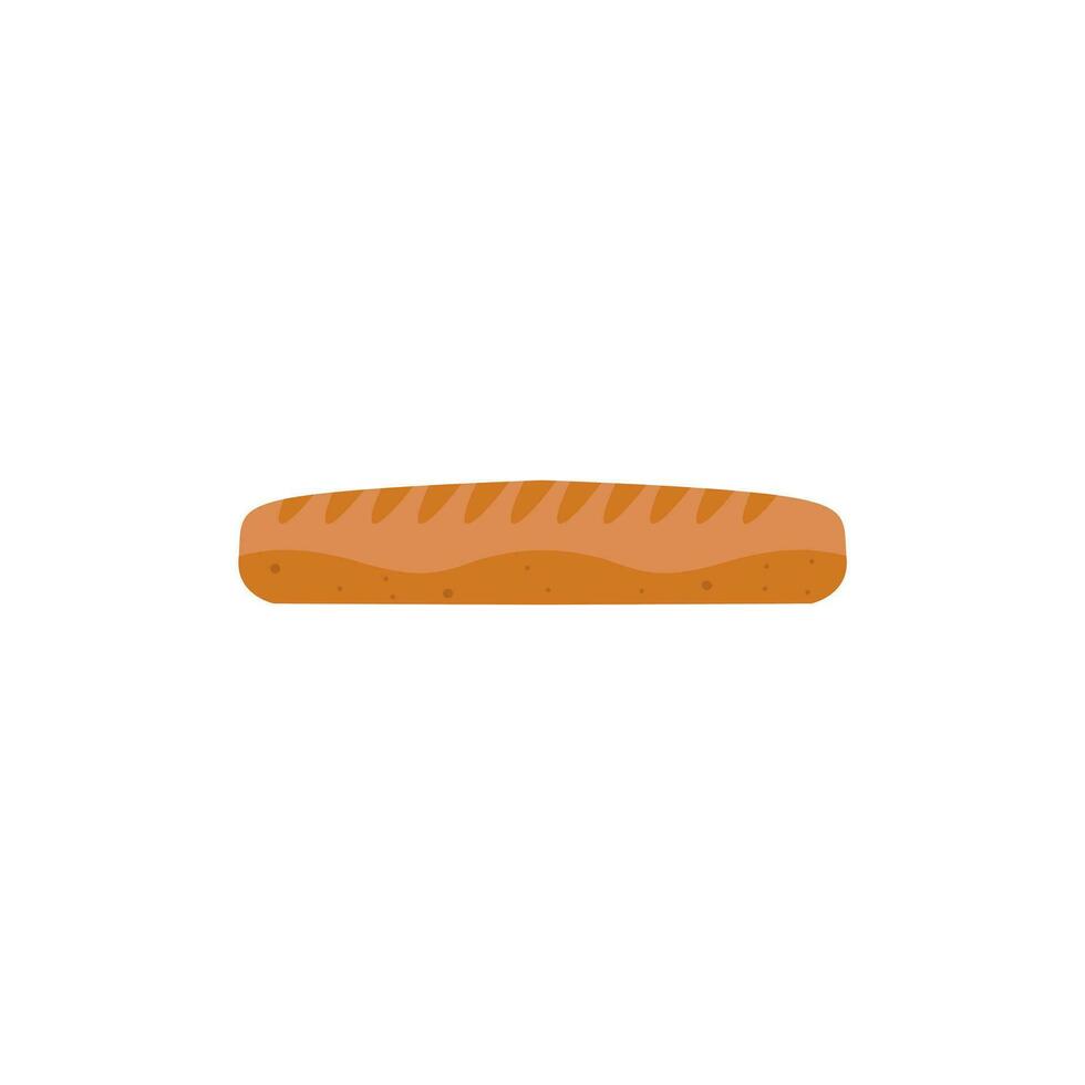 bread flat design vector illustration isolated on white background